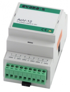 AoV-12 модуль расширения аналоговых выходов