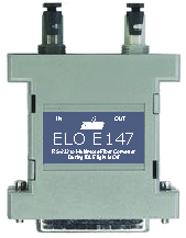 E147 преобразователь RS232 в оптическое волокно